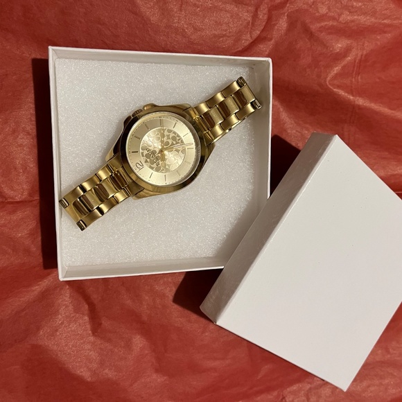 Authentic Women’s Coach Libby Gold Watch Sm/Med 20mm - Picture 8 of 9